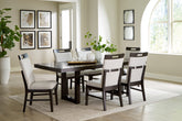 Diamond Furniture - Ashley Furniture - Neymorton Dining Table and 6 Chairs - Dining Table and 6 Chairs - D618D2